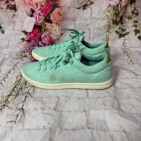 Allbirds Women's Mint Green Wool Pipers Sneakers size 8 - Picture 3 of 9